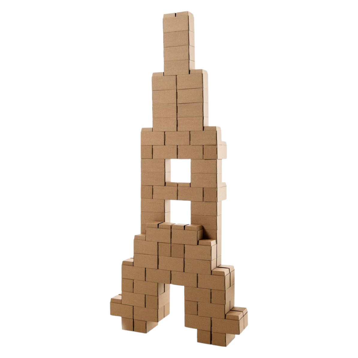 XXL Stackable Cardboard Blocks – Different Sets of Interlocking Bricks