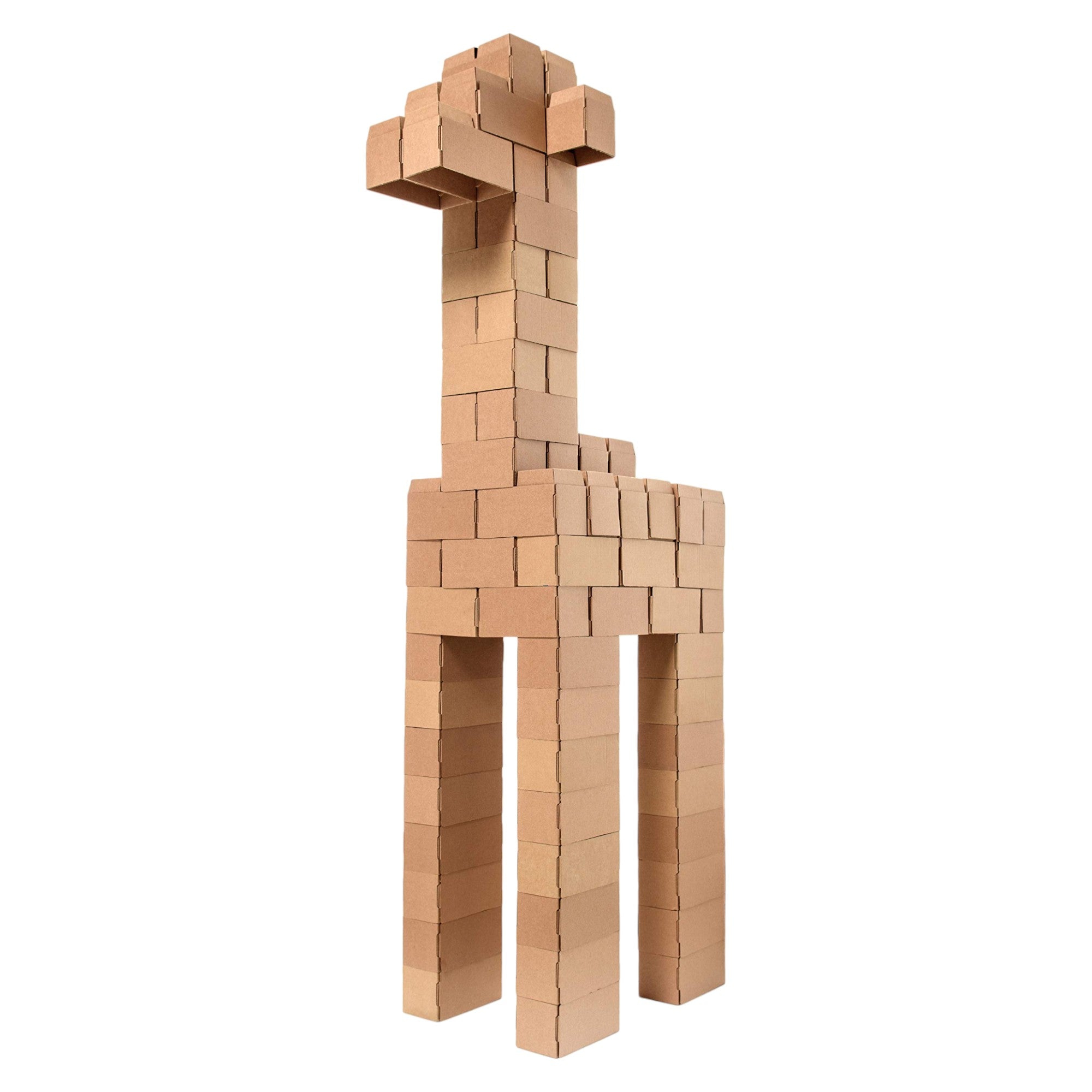 XXL Stackable Cardboard Blocks – Different Sets of Interlocking Bricks